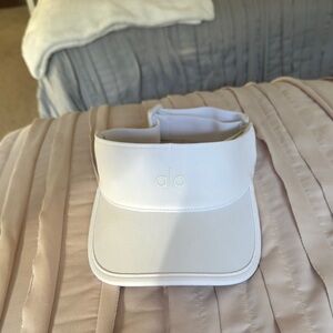 ALO Yoga White Visor Hat